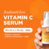 12% Vitamin C Serum with 2% Hyaluronic Acid for Pigmentation & Dull Skin